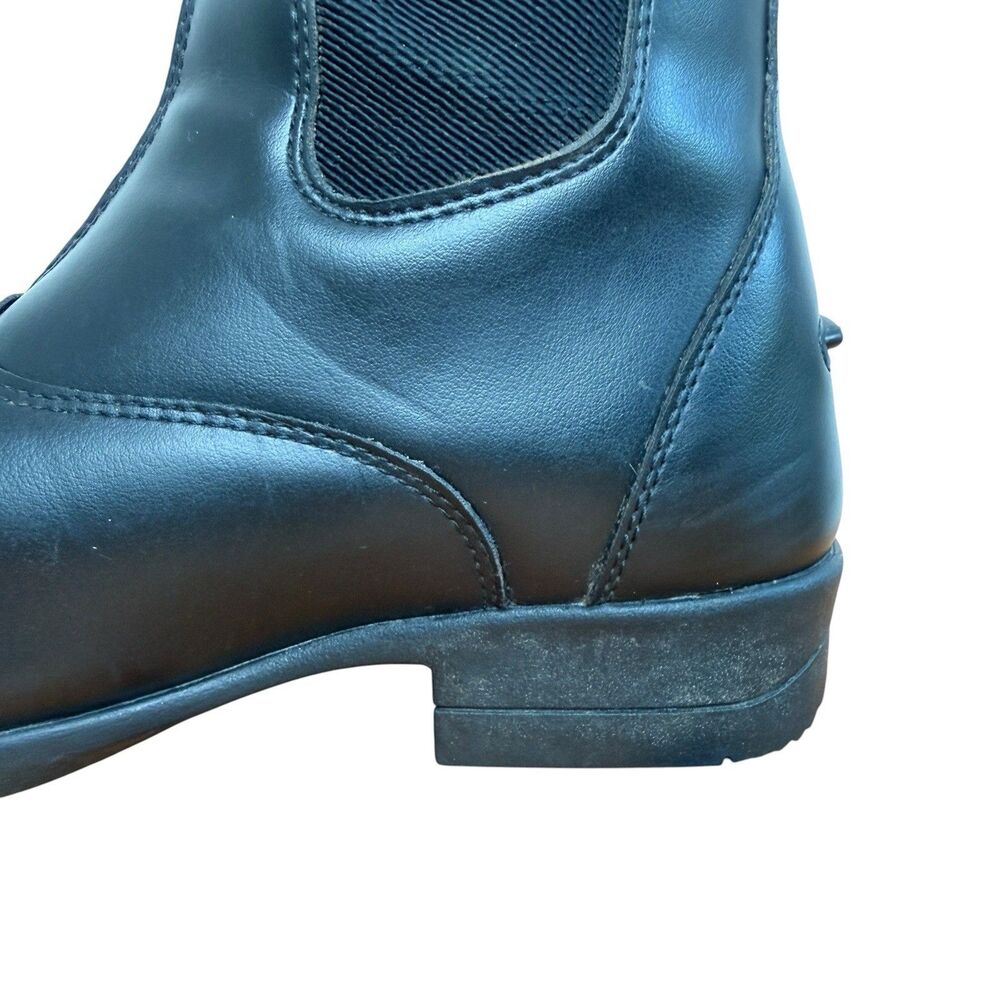 Moretta Clio Paddock Boots Women’s 5 Black Front Zip Equestrian Riding Chelsea - Picture 10 of 16